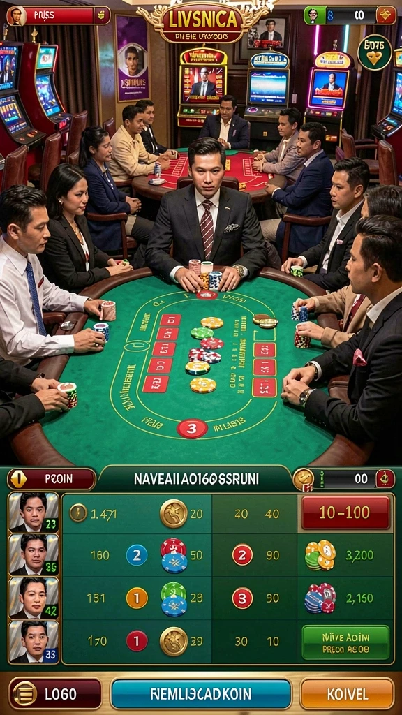 7game - Fitur sosial untuk terhubung dengan teman.