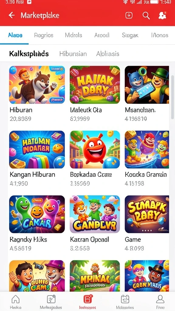 dominoclub - Tampilan awal yang menarik dan mudah dipahami.