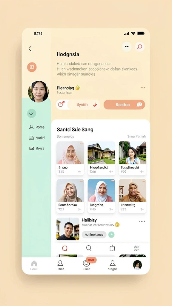 domtoto - Tampilan antarmuka yang ramah pengguna.