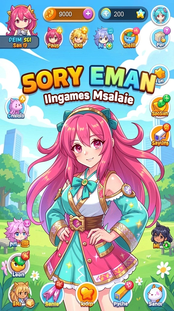 dreamplay77 - Beragam karakter dan item untuk dipilih.