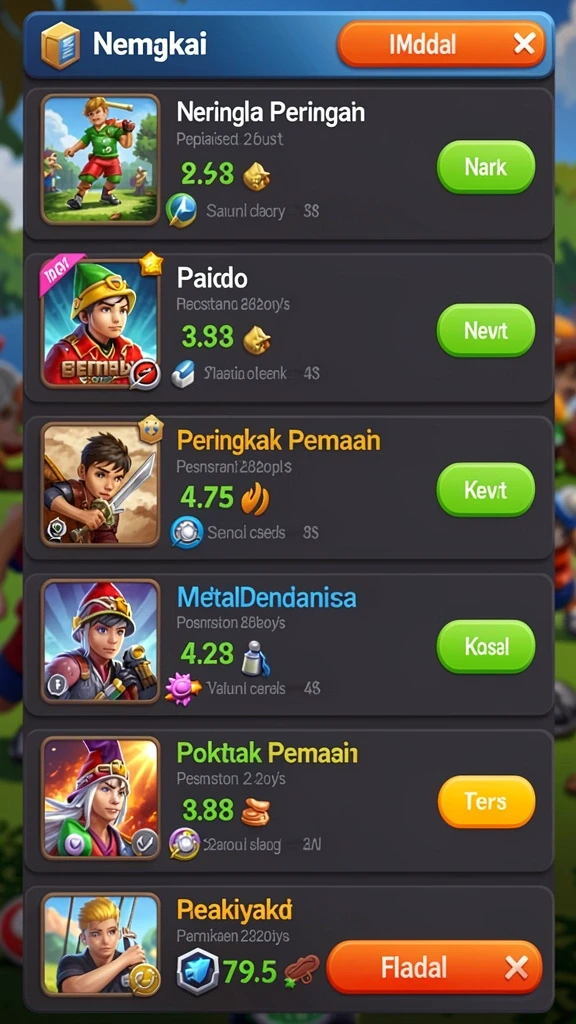 paus188 - Tampilan antarmuka yang intuitif dan mudah digunakan.