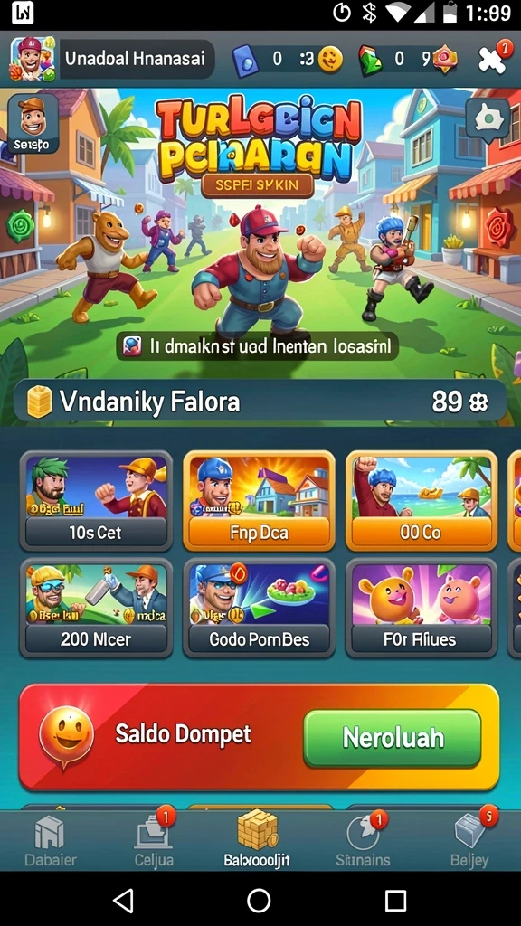 s9s9 - Tangkapan layar menampilkan mode multiplayer yang seru dan interaktif.