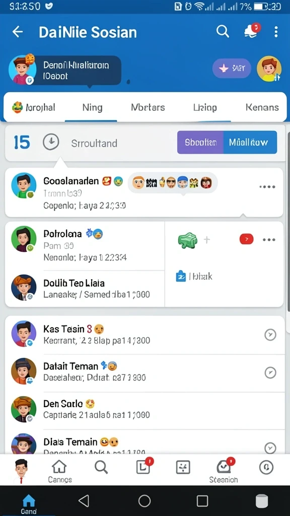 wg87 - Menunjukkan interaksi antara pemain dan karakter NPC.